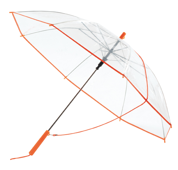 przeźroczysty parasol reklamowy